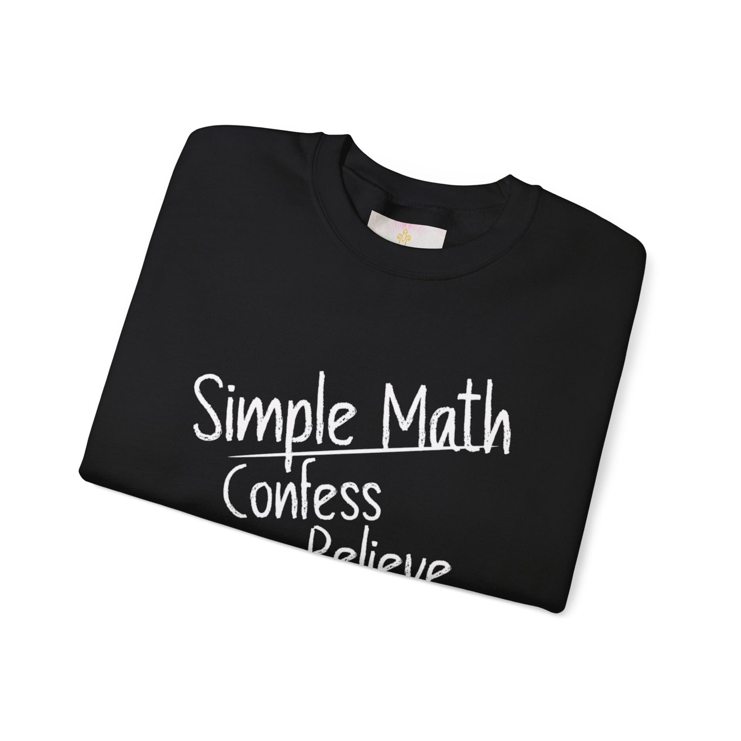 Simple Math Women’s Christian Sweatshirt (White Chalk)