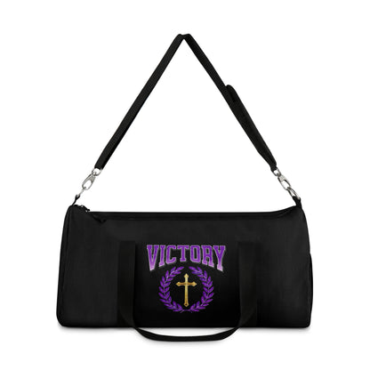 Victory in Every Step in Black – Duffel Bag