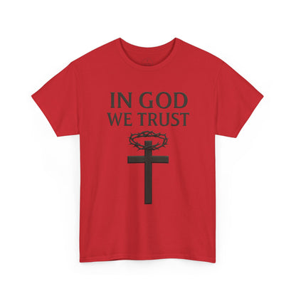 In God We Trust (Crown of Thorns) – Men’s Christian Tee