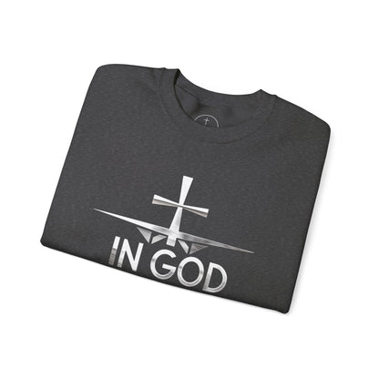 In God We Trust (Silver Ed.) - Men’s Christian Sweatshirt