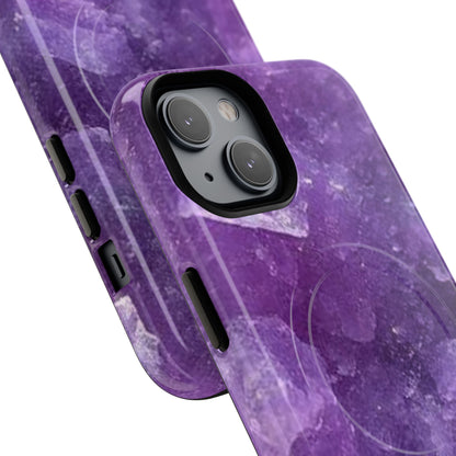 Spiritually Refined – Amethyst Crystal iPhone Magnetic Tough Case