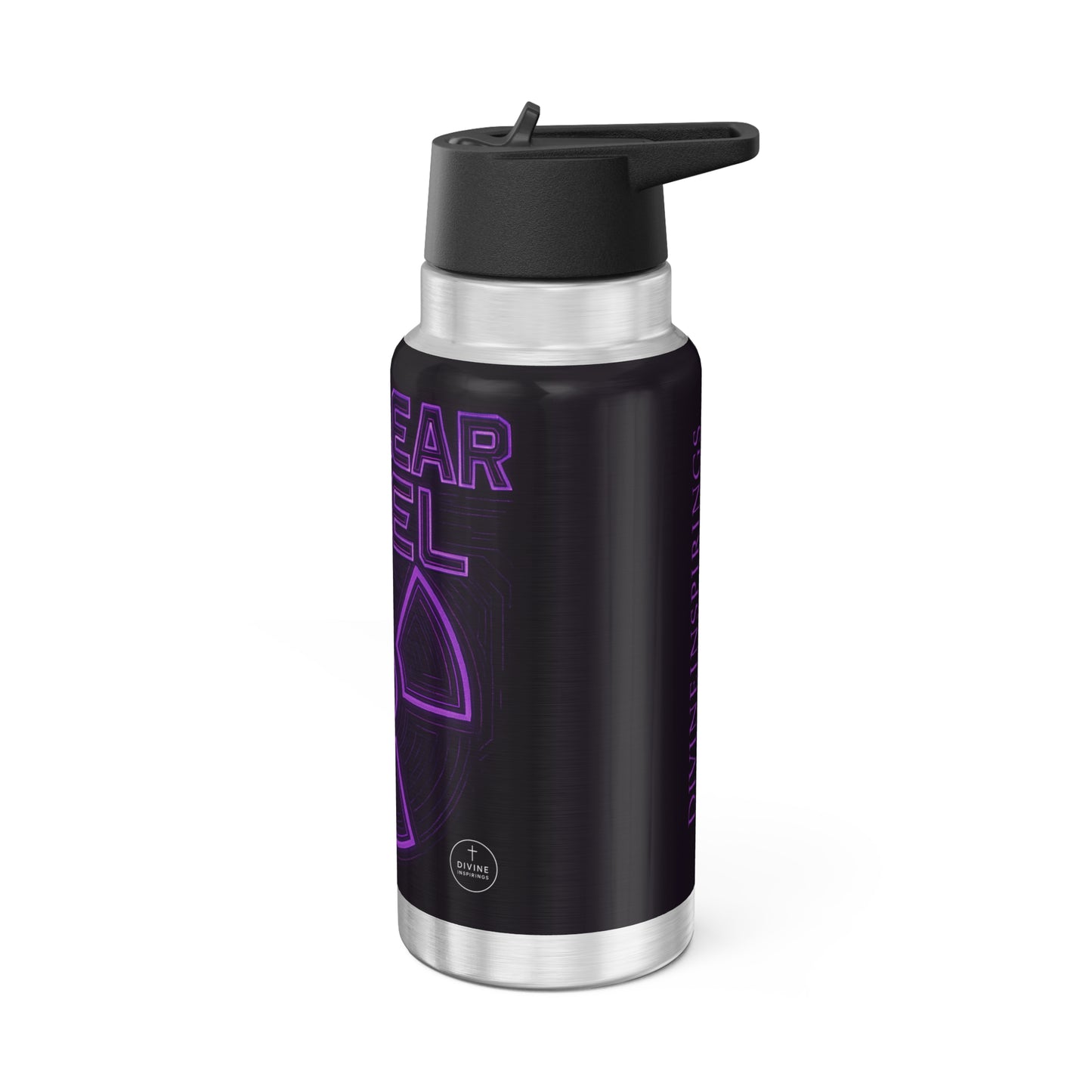 Faith Fueled – Nuclear Energy Stainless Steel Bottle (Purple)