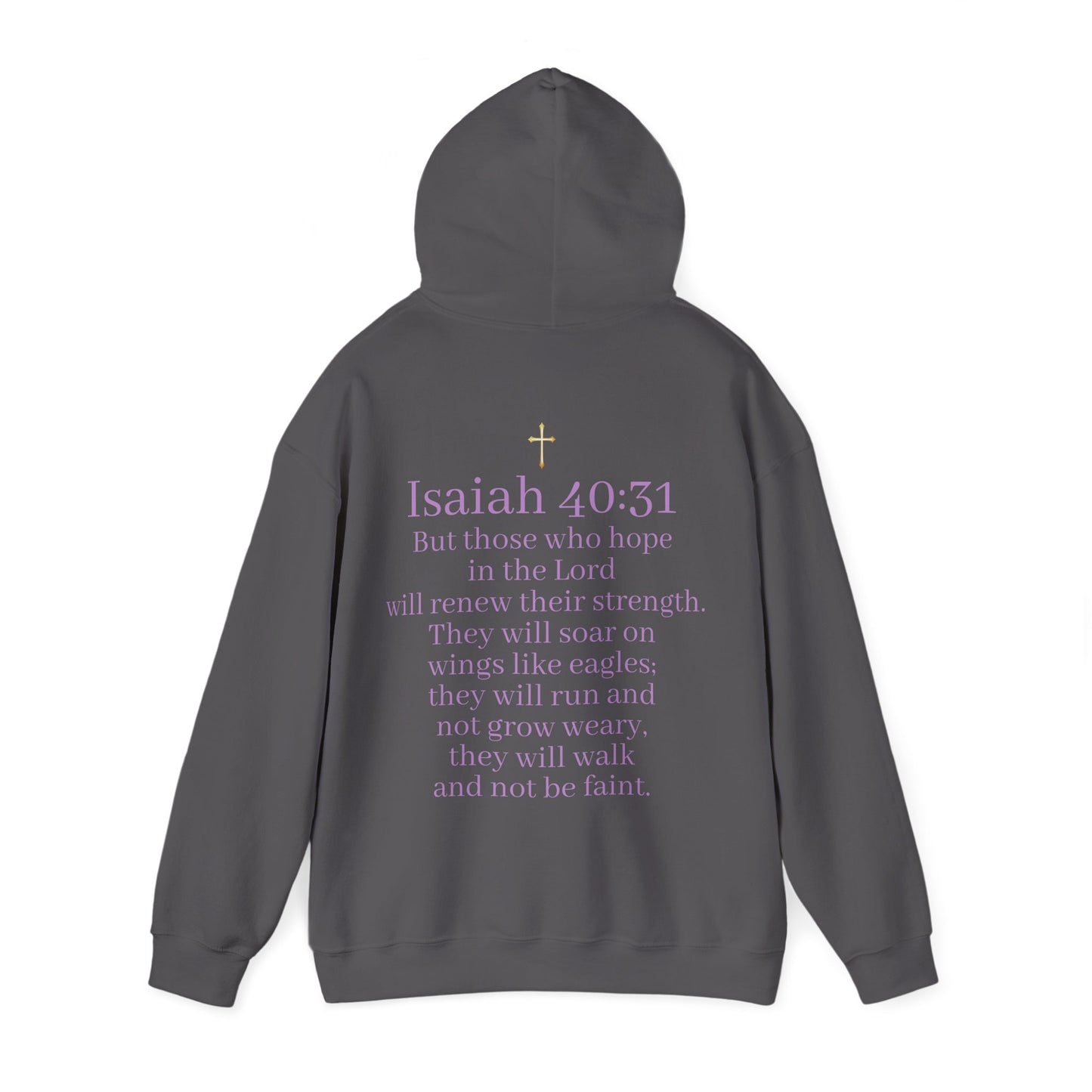 Men’s “Hope” Hoodie – Bold Scripture Pullover | Isaiah 40:31