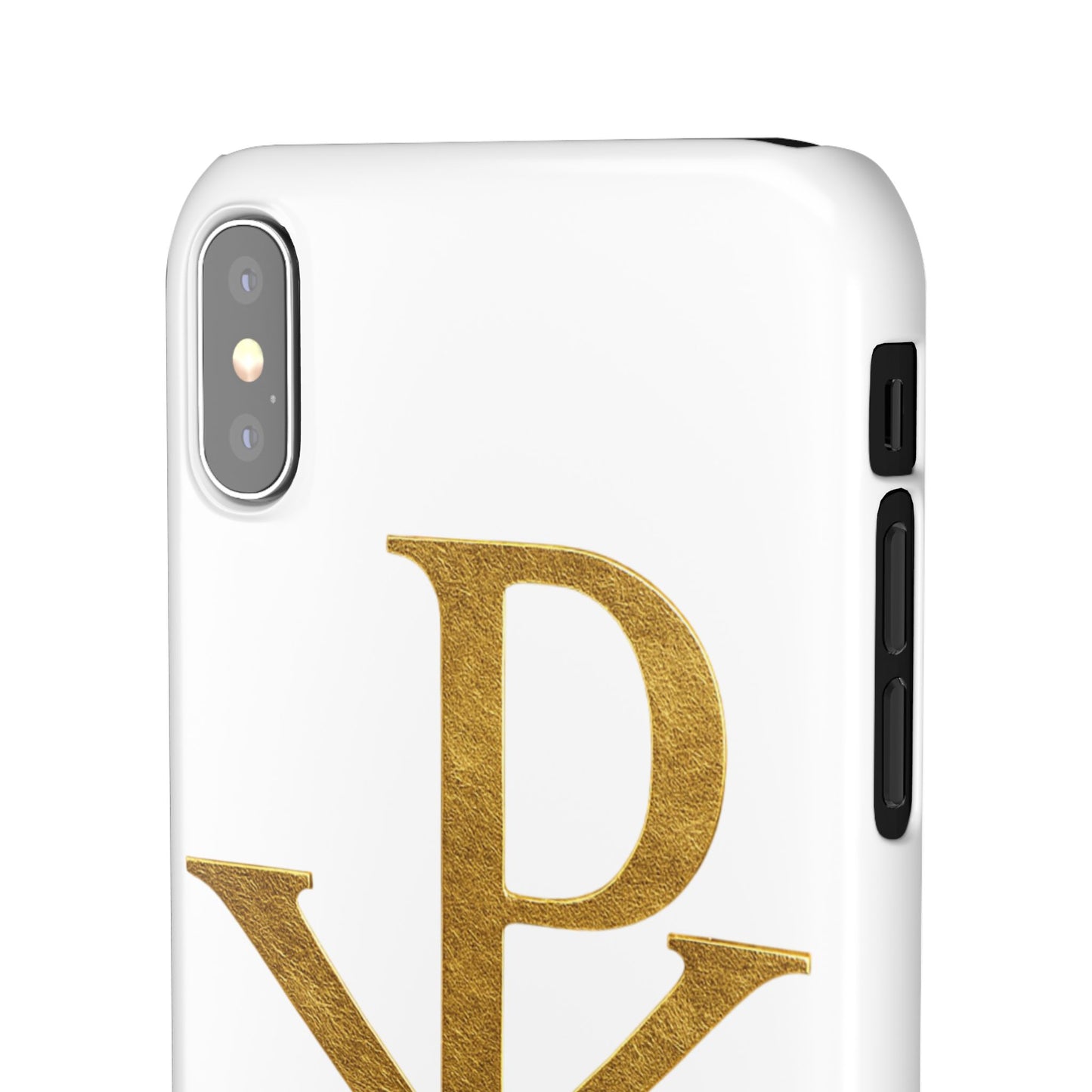 White Chi Rho Snap Case for iPhone – The Way, Truth & Life