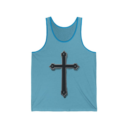 Warrior’s Black Cross Men’s Christian Tank Top | Ephesians 6:11