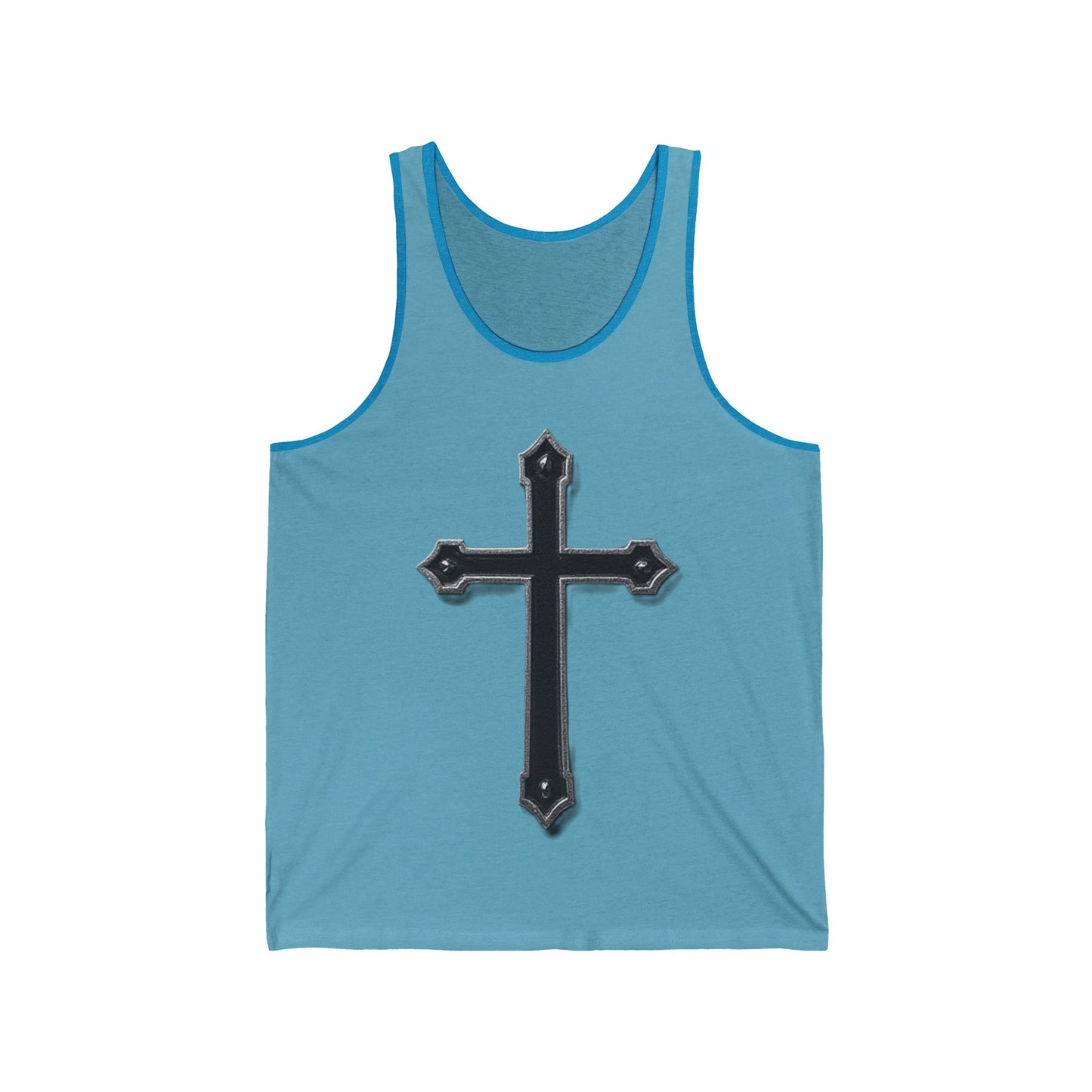 Warrior’s Black Cross Women’s Christian Tank Top | Ephesians 6:11