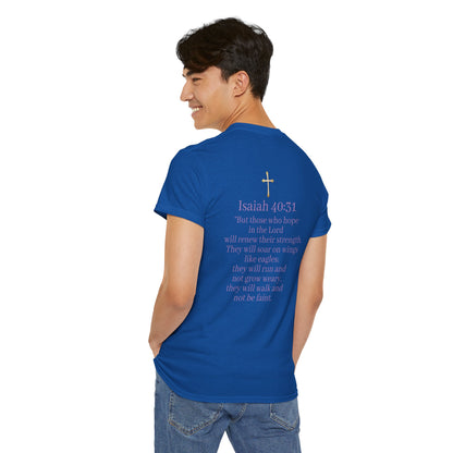 Men’s “Hope” Tee – Bold Scripture Design | Isaiah 40:31