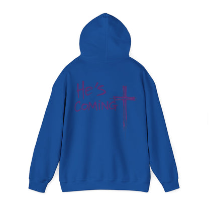 Awaiting Glory – "He's Coming" Women's Christian Hoodie