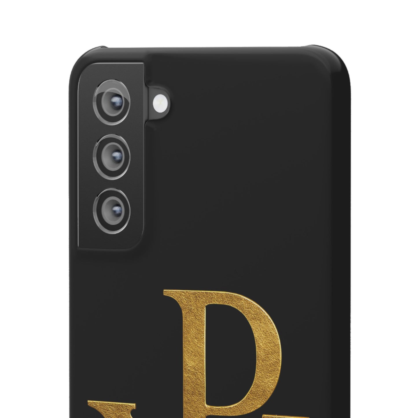 Our Eternal Hope in Christ - Black Chi Rho Snap Case for Samsung