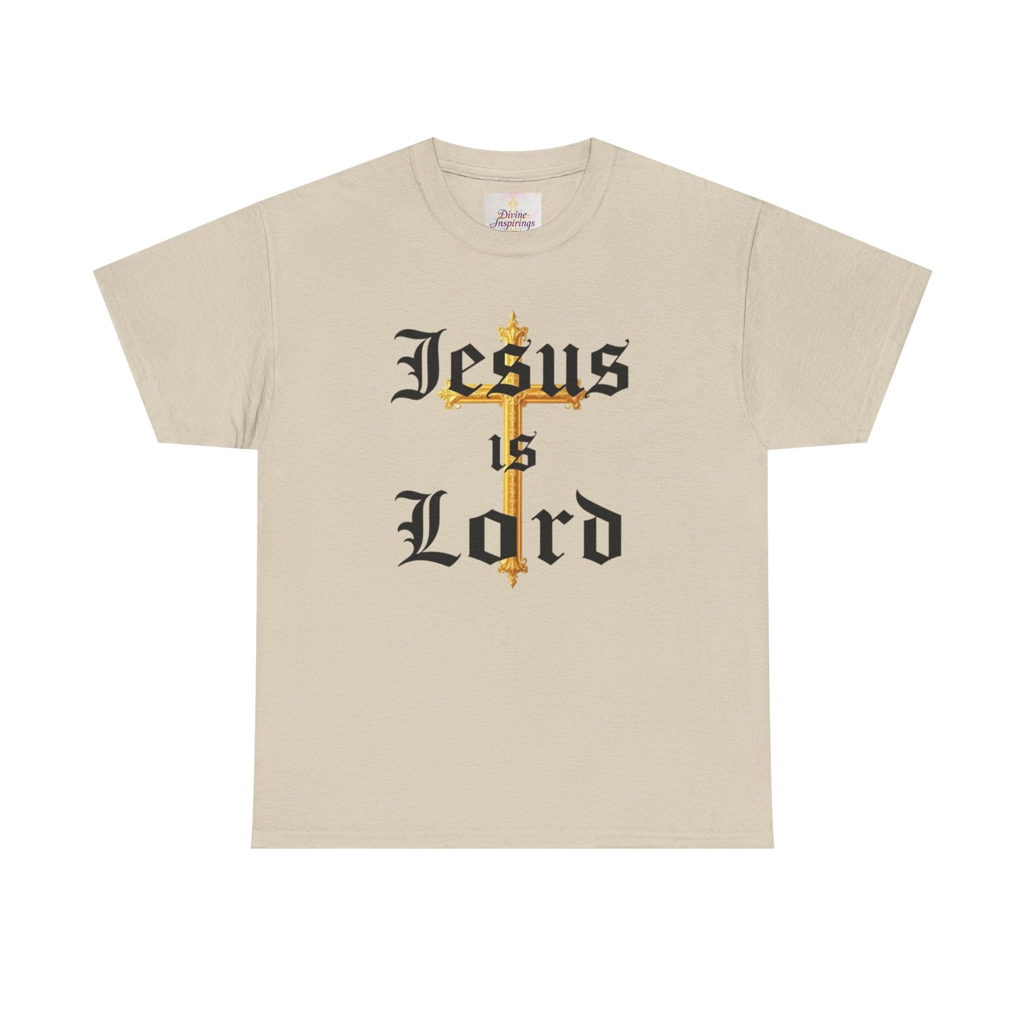 Jesus is Lord with Cross - Women's Christian T-Shirt
