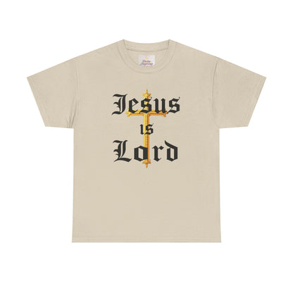 Jesus is Lord with Cross - Women's Christian T-Shirt