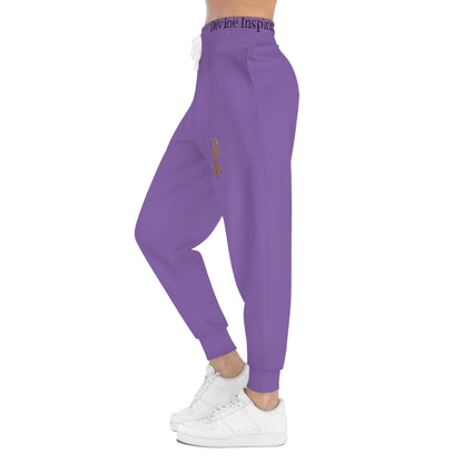 Chi Rho Women’s Christian Sweatpants in Purple – Comfort and Victory in Christ