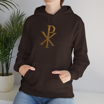 Chi Rho Anointing – Women’s Christian Hoodie