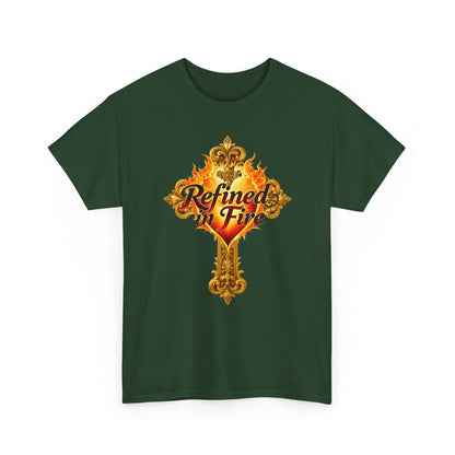 Refined in Fire — Men's Ornate Christian T-Shirt