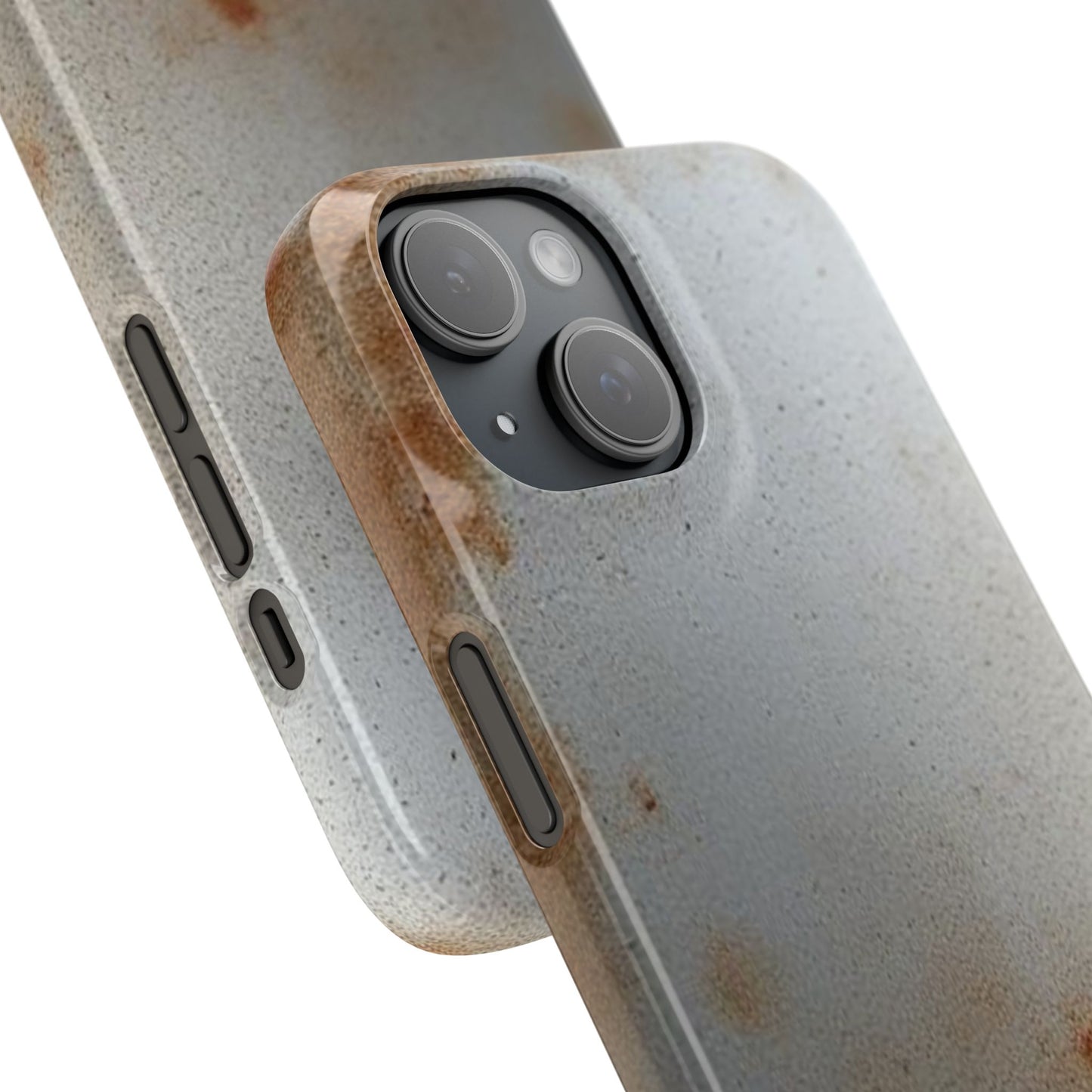 Old Steel Finish iPhone Snap Case