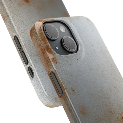 Old Steel Finish iPhone Snap Case