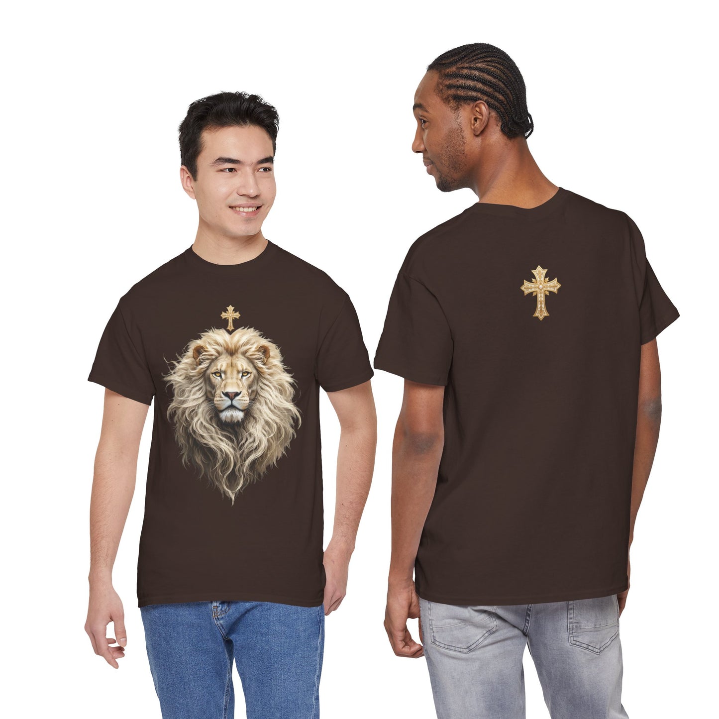 Christ the King (Lion of Judah) — Men's Christian T-Shirt