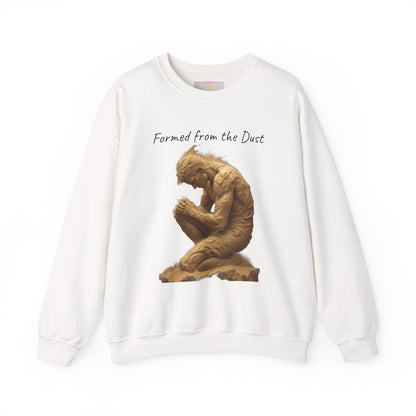 Formed from the Dust | Men’s Christian Sweatshirt with Genesis 2:7