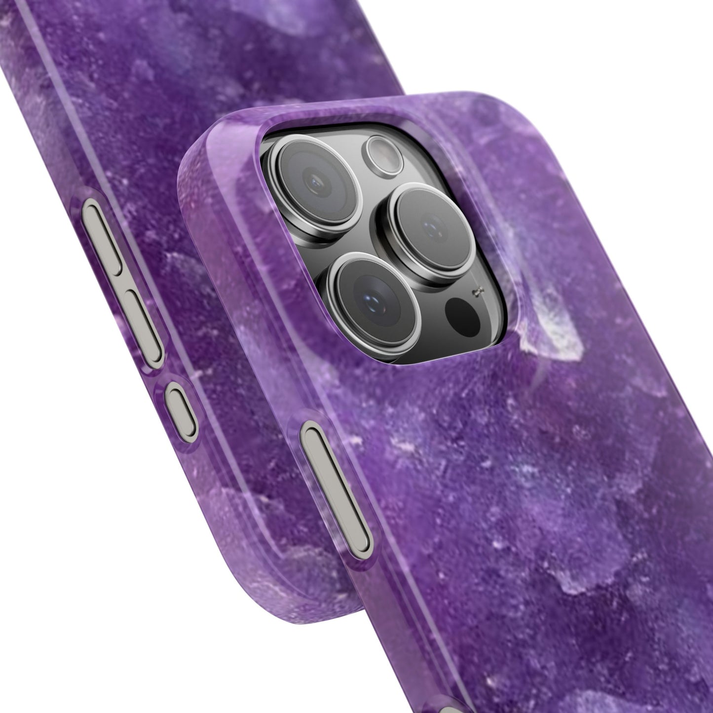 Amethyst Crystal Finish iPhone Snap Case