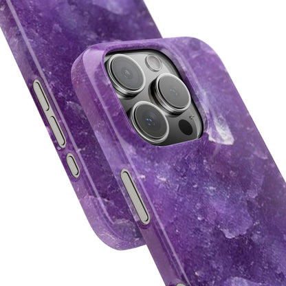 Amethyst Crystal Finish iPhone Snap Case