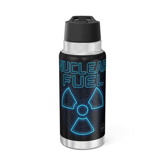 Faith Fueled – Nuclear Energy Stainless Steel Bottle (Blue)