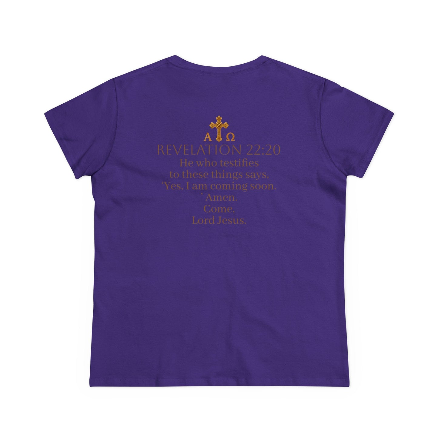 “Soon” Cross Women’s Christian Tee – Bold Faith Made Beautiful