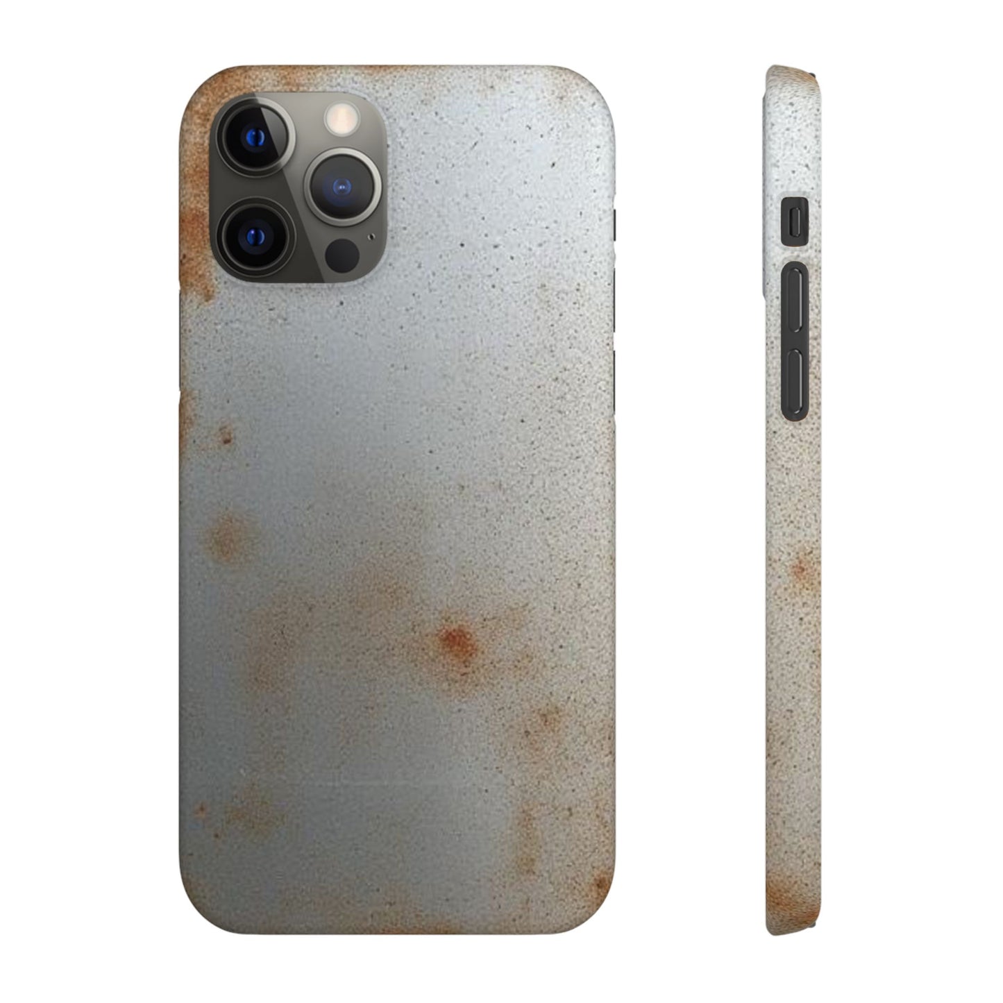 Old Steel Finish iPhone Snap Case