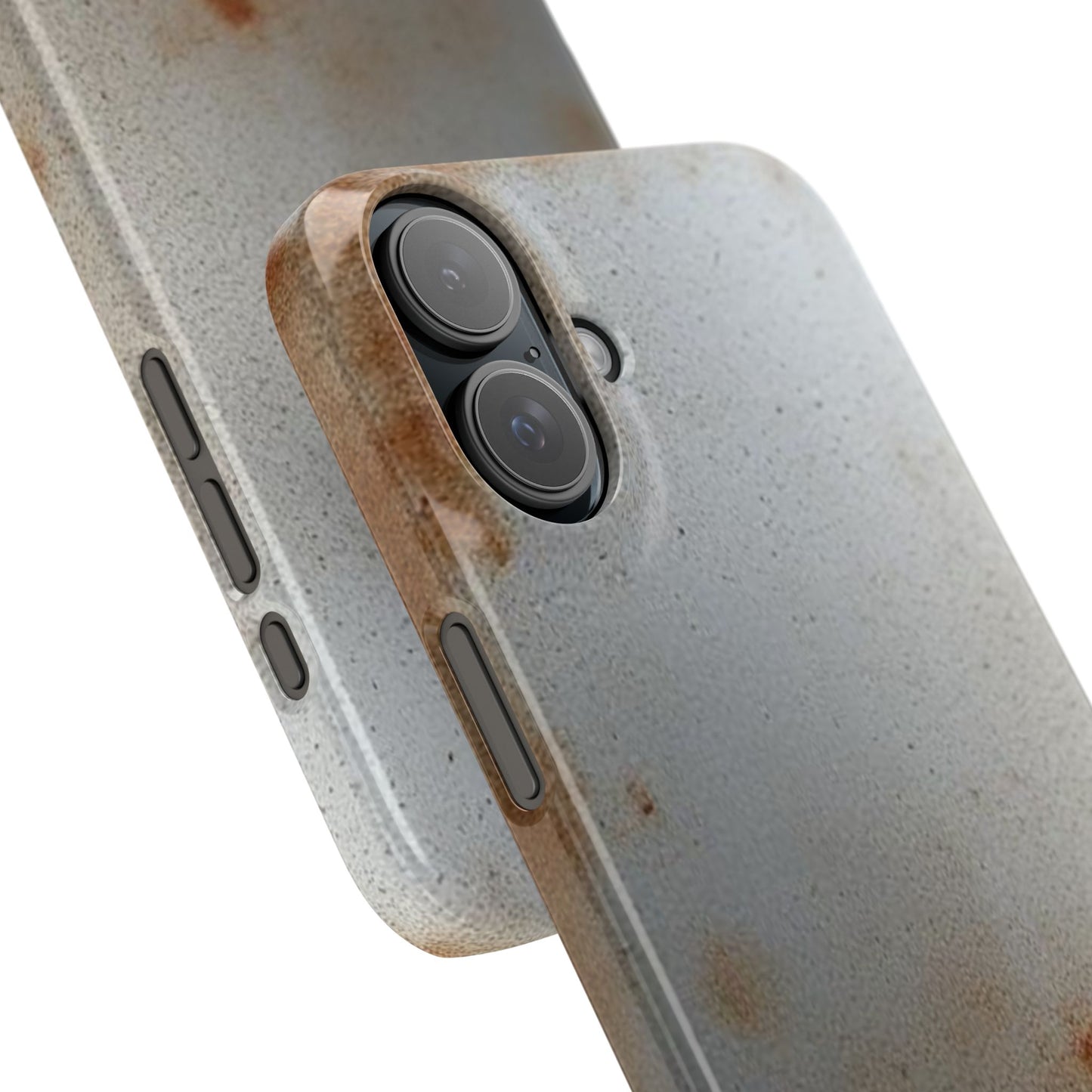 Old Steel Finish iPhone Snap Case