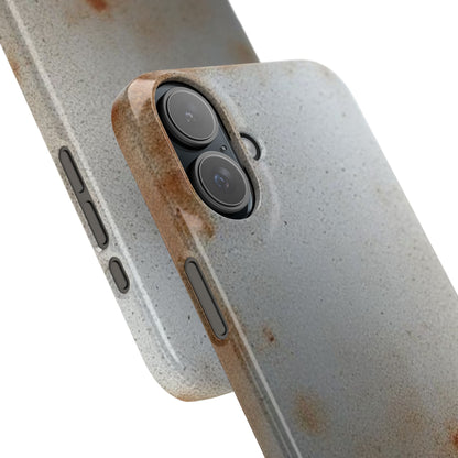 Old Steel Finish iPhone Snap Case