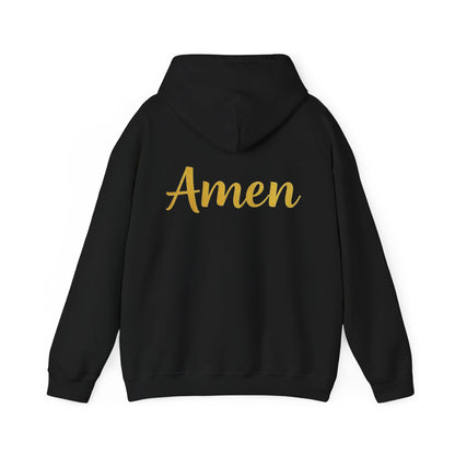 Amen Men’s Hoodie – Inspirational Christian Faith Apparel