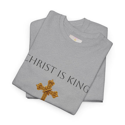 Christ is King - Women’s Christian Tee (Dark Lettering)