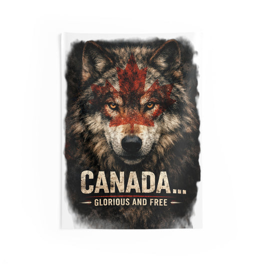 War Paint – Canada: Glorious and Free Wall Tapestry