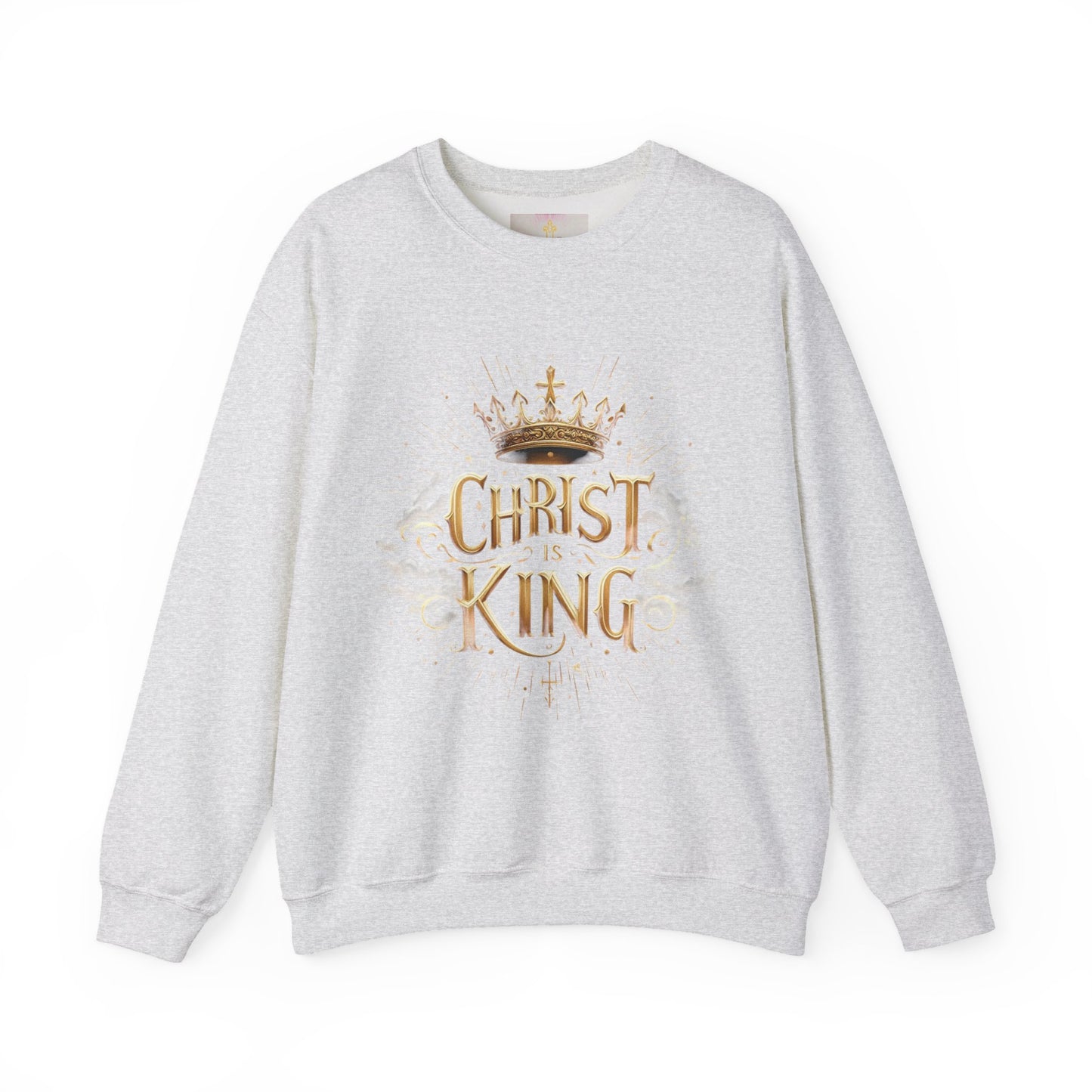 Women’s “Christ is King” Christian Sweatshirt – Bold Faith Statement Pullover