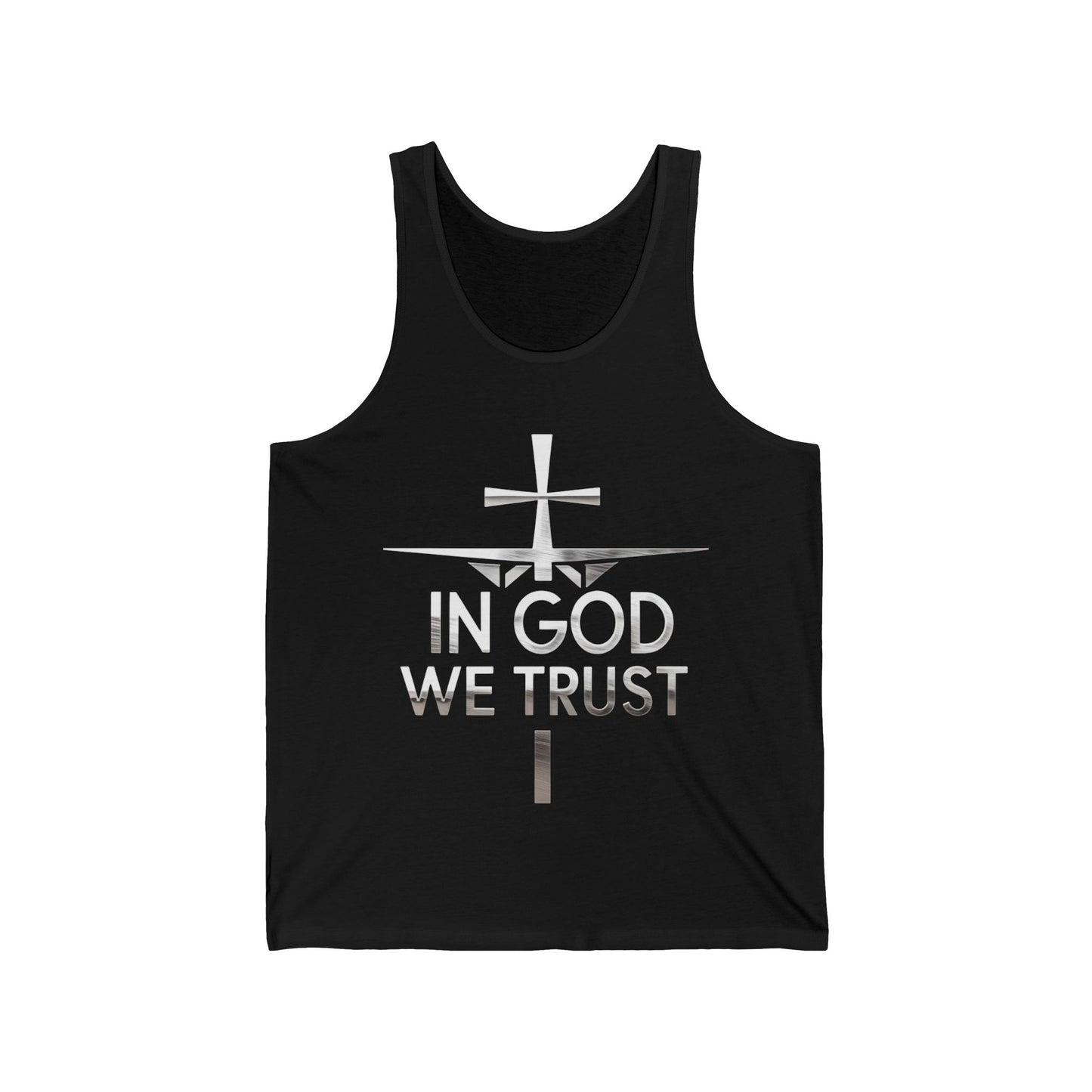In God We Trust | Men’s Christian Tank Top with Front Design