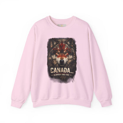 Canada War Paint: Glorious and Free - Women's Sweatshirt