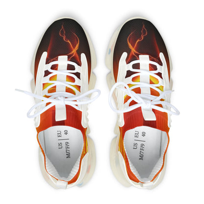 Faith Ablaze – Women’s Inspirational Flame Sneakers