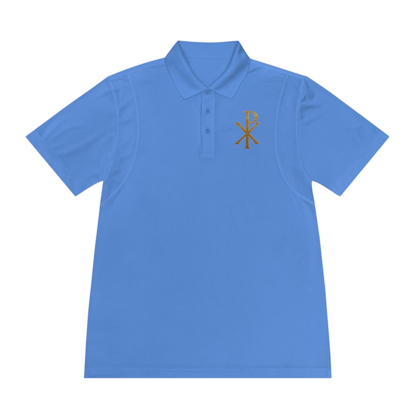 Men’s Chi Rho Polo Shirt – Faith & Heritage in Everyday Wear