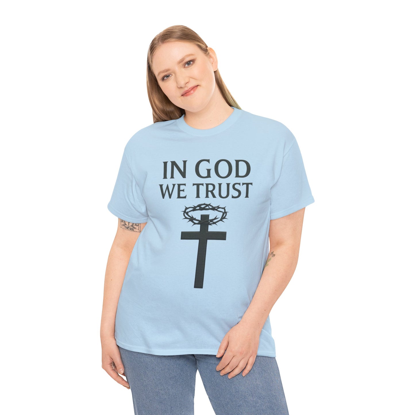 In God We Trust (Crown of Thorns) – Women’s Christian Tee