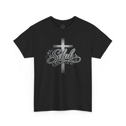 Selah Cross Tee — Men's Christian T‑Shirt