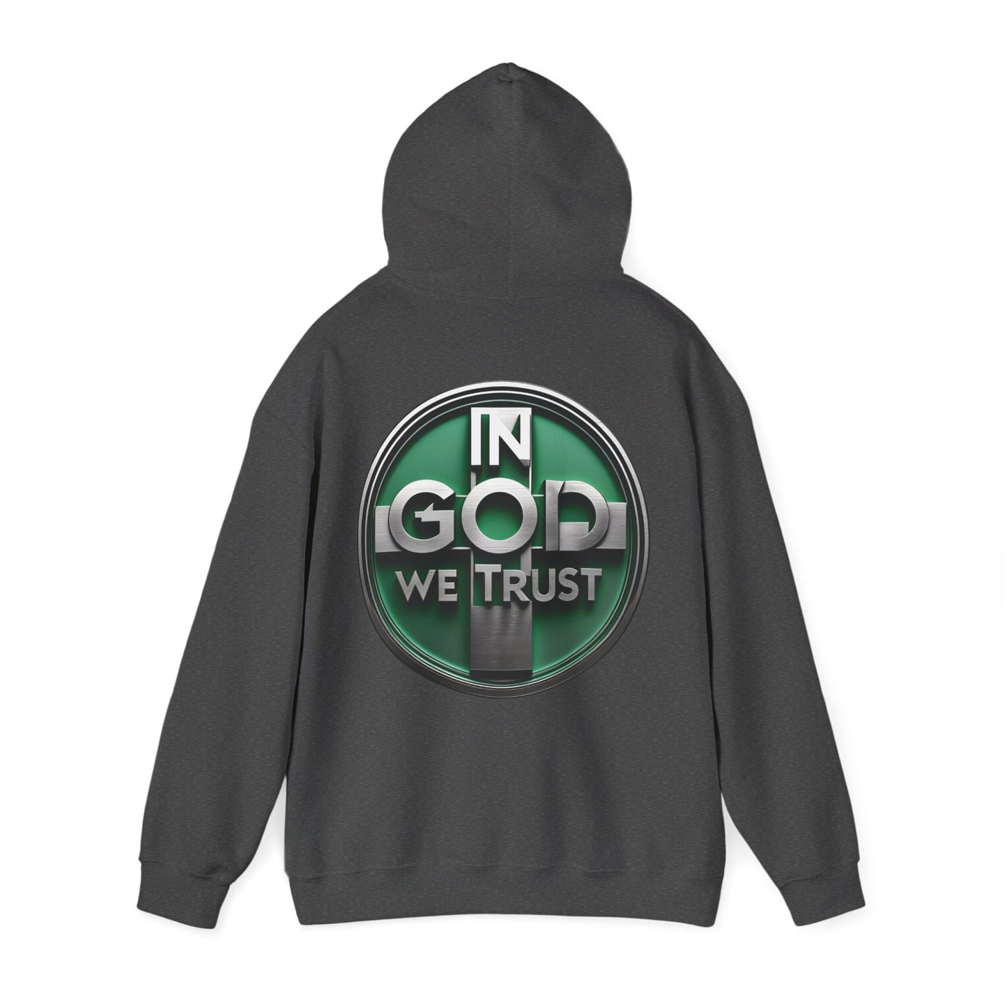 In God We Trust Men's Premium Hoodie – Faith-Inspired Christian Apparel