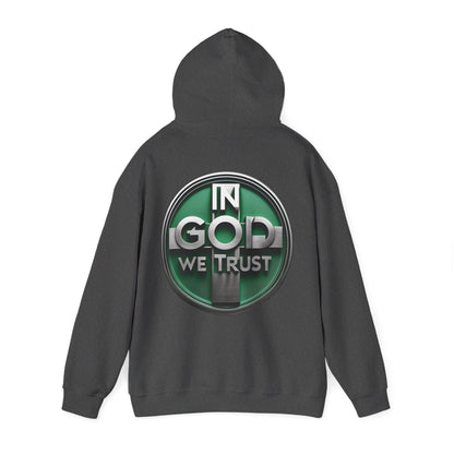 In God We Trust Men's Premium Hoodie – Faith-Inspired Christian Apparel