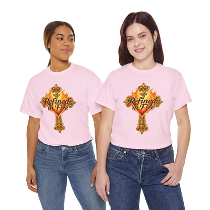 Refined in Fire — Women's Ornate Christian T-Shirt