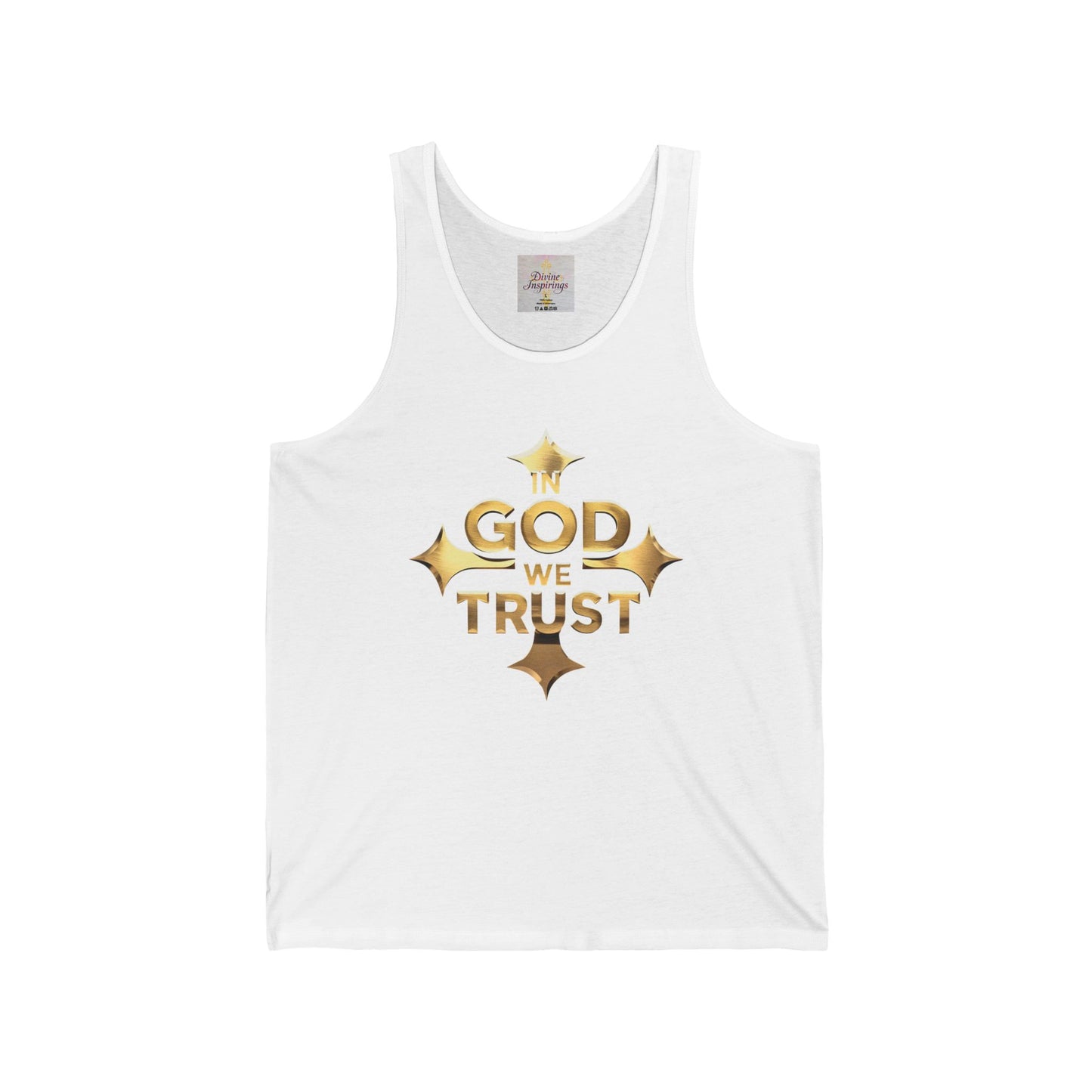 In God We Trust (Gold) – Women’s Christian Tank Top