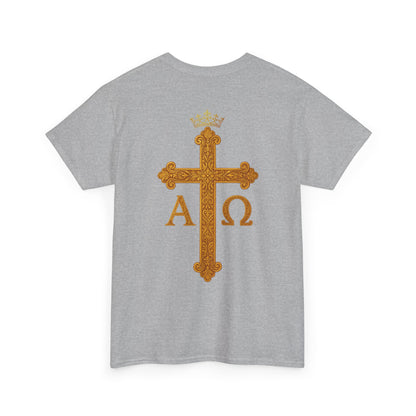 Christ Is King – Lion & Cross Men’s Christian Tee