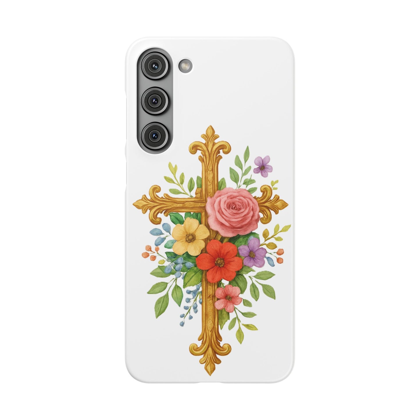 Floral Cross Snap Case for Samsung – Faith in Bloom