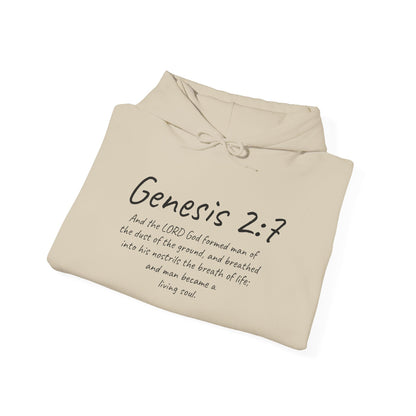 Formed from the Dust | Men’s Christian Hoodie with Genesis 2:7