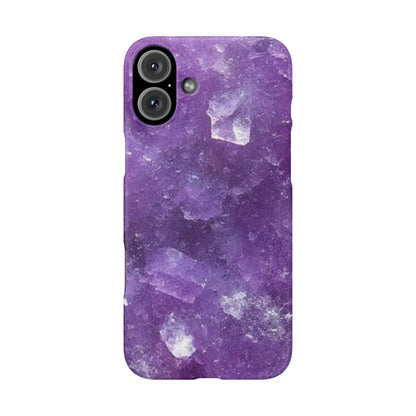 Amethyst Crystal Finish iPhone Snap Case