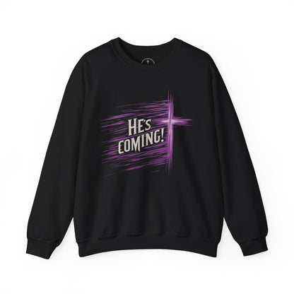 He's Coming – Men’s Christian Crewneck Sweater