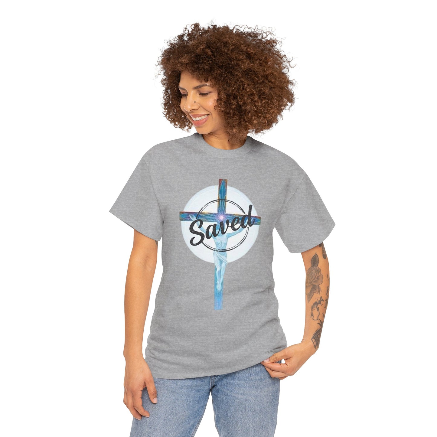 Saved by Grace – Women’s Christian T-Shirt