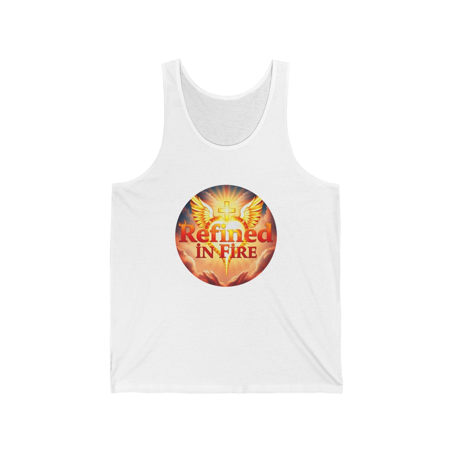 Wings of Faith - Refined in Fire Women’s Christian Tank Top